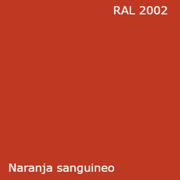 RAL 2002 pintura spray naranja sanguineo