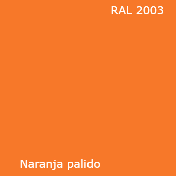RAL 2003 spray pintura naranja palido