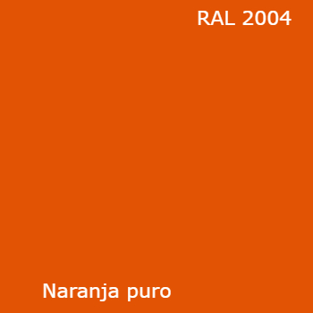 RAL 2004 spray pintura naranja puro