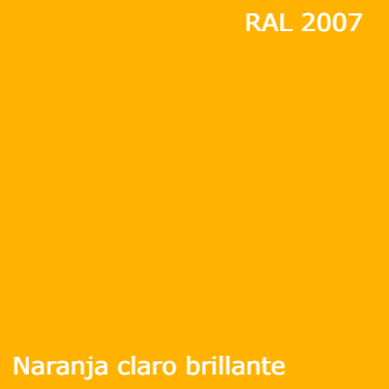 RAL 2007 spray pintura naranja claro brillante