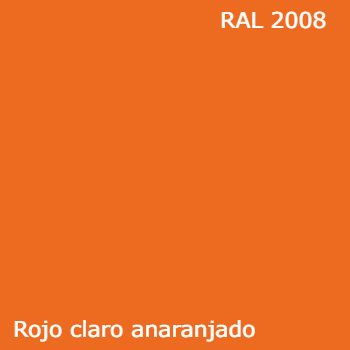 RAL 2008 spray pintura rojo claro anaranjado