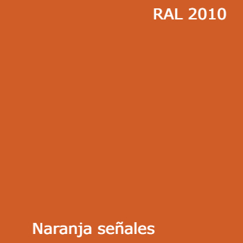RAL 2010 spray pintura naranja señales