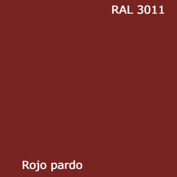 RAL 3011 pintura spray color rojo pardo