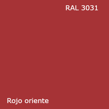 RAL 3031 pintura spray color rojo oriente