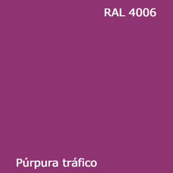 RAL 4006 pintura spray color púrpura tráfico pantone