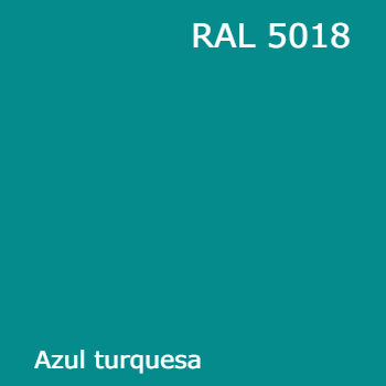 RAL 5018 spray pintura color azul turquesa pantone