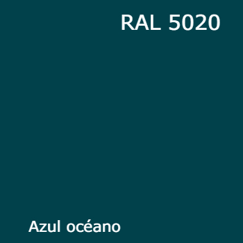 RAL 5020 pintura color spray azul océano