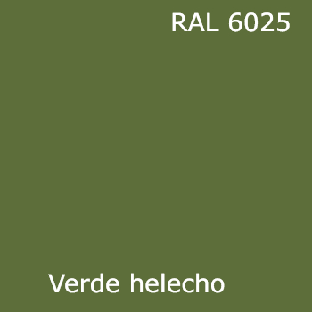 ral 6025 color verde helecho spray y pintura