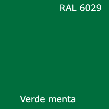 RAL 6029 color verde menta
