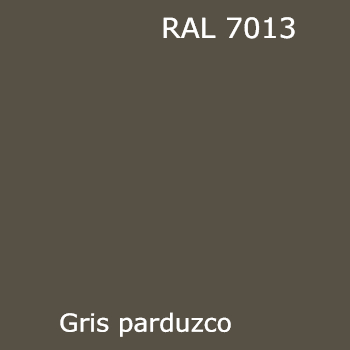 RAL 7013 spray y pintura color gris parduzco