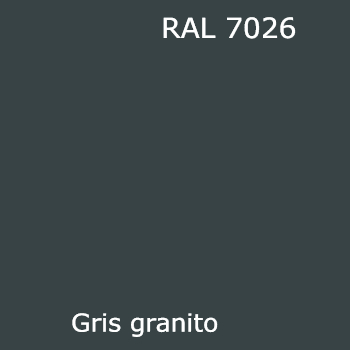 RAL 7026 spray y pintura del color gris granito