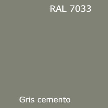 RAL 7033 spray y pintura color gris cemento