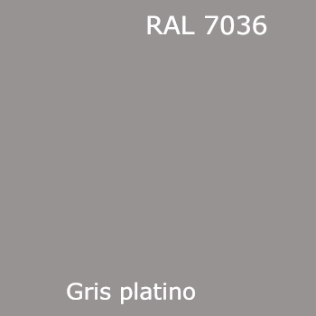 RAL 7036 spray y pintura de color gris platino