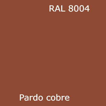 RAL 8004 spray y pintura de color pardo cobre