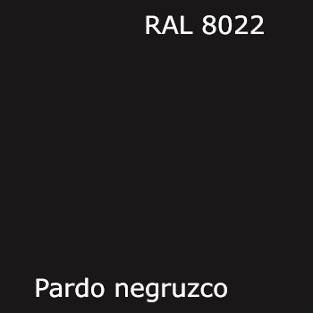 RAL8022 spray y pintura color pardo negruzco
