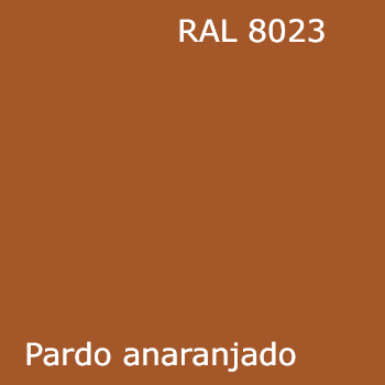RAL 8023 spray y pintura color pardo anaranjado