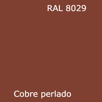 RAL 8029 spray y pintura cobre perlado