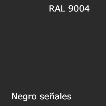 RAL 9004 spray y pintura de color negro señales