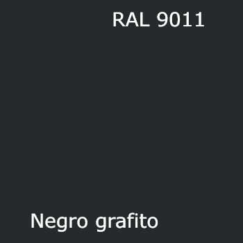 RAL 9011 color negro grafito