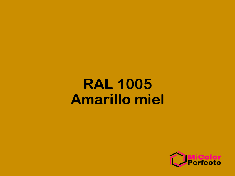 RAL 1005 Amarillo miel