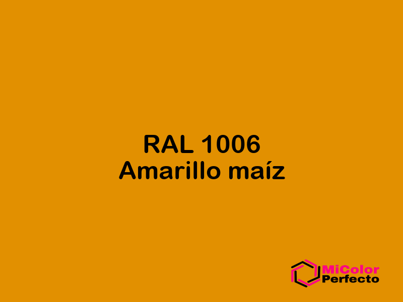 RAL 1006 Amarillo maiz