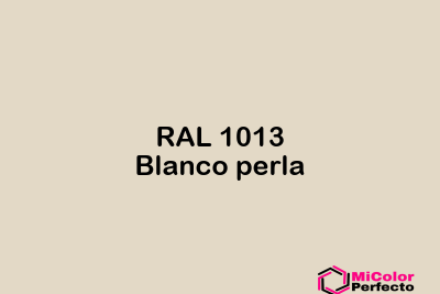 RAL 1013 Blanco perla