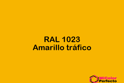 RAL 1023 Amarillo trafico