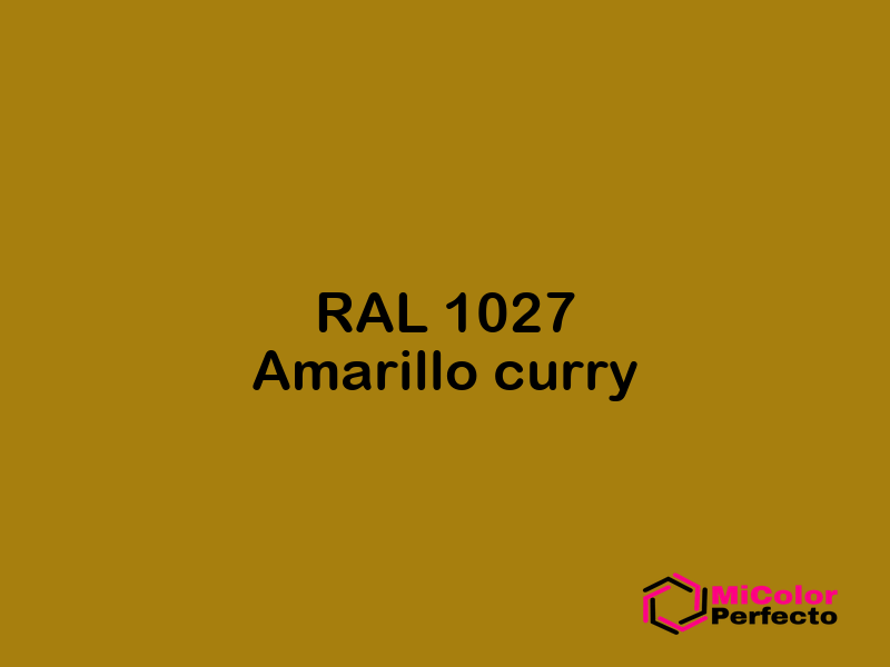 RAL 1027 Amarillo curry