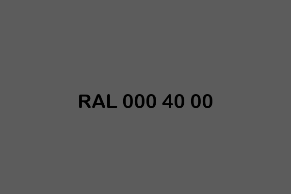 RAL 000 40 00 ral design