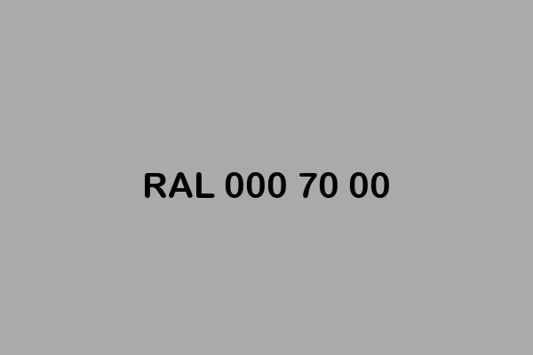 RAL 000 70 00 ral design