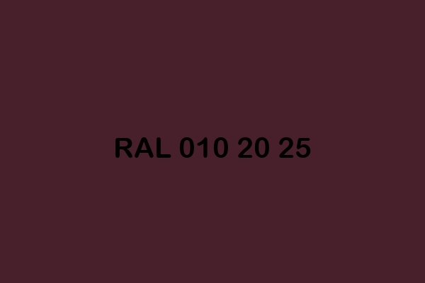 RAL 010 20 25 ral design