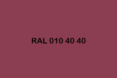 RAL 010 40 40 ral design