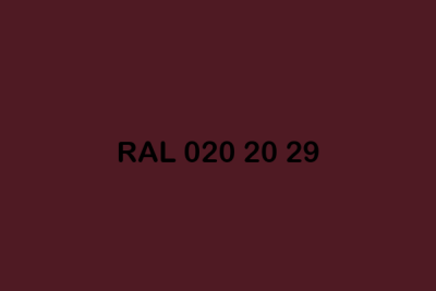 RAL 020 20 29 ral design