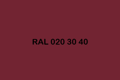 RAL 020 30 40 ral design