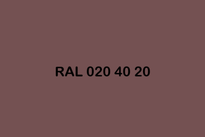 RAL 020 40 20 ral design