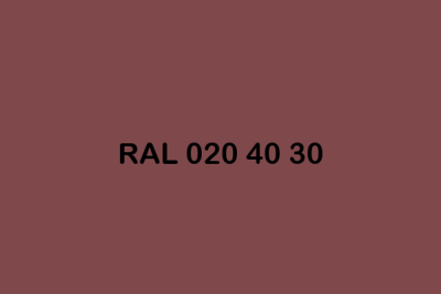 RAL 020 40 30 ral design