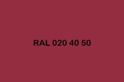 RAL 020 40 50 ral design