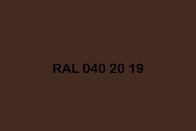 RAL 040 20 19 ral design