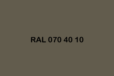 RAL 070 40 10 ral design