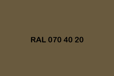 RAL 070 40 20 ral design