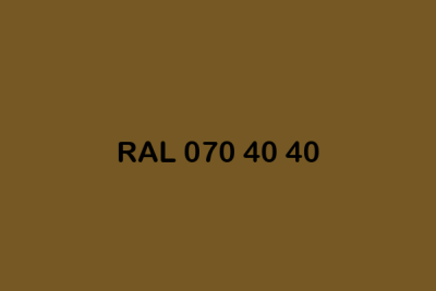 RAL 070 40 40 ral design