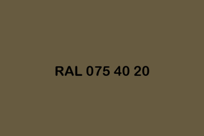 RAL 075 40 20 ral design