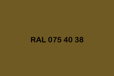 RAL 075 40 38 ral design
