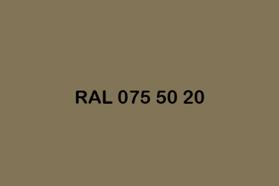 RAL 075 50 20 ral design