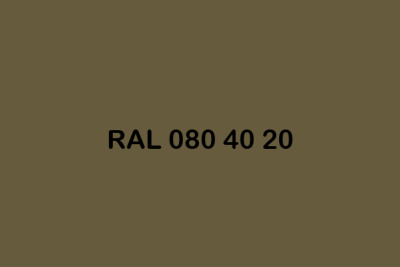 RAL 080 40 20 ral design