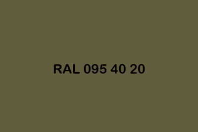 RAL 095 40 20 ral design