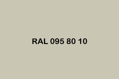 RAL 095 80 10 ral design
