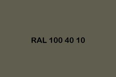 RAL 100 40 10 ral design