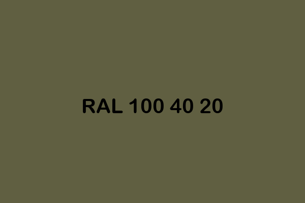 RAL 100 40 20 ral design