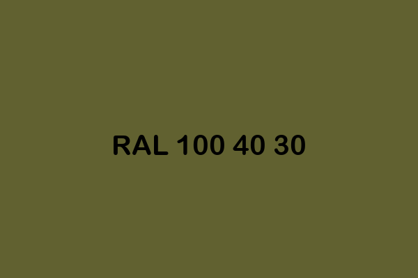 RAL 100 40 30 ral design